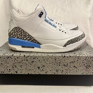 Jordan 3 Men's “North Carolina” 10.5